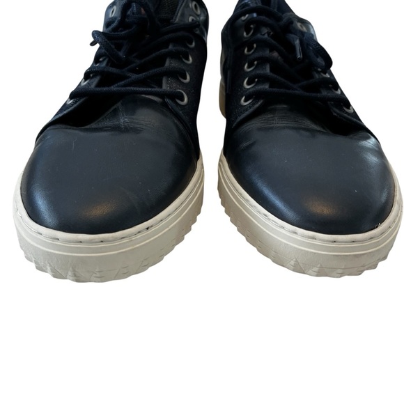 Bull Boxer Men’s 13 Navy Blue Casual Sneakers Leather Upper Denim Fabric - Picture 4 of 8